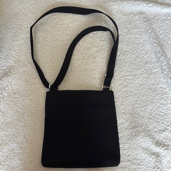 Vera Bradley Black, Light Blue and Gray Cloth Crossbody Bag - Picture 3 of 4